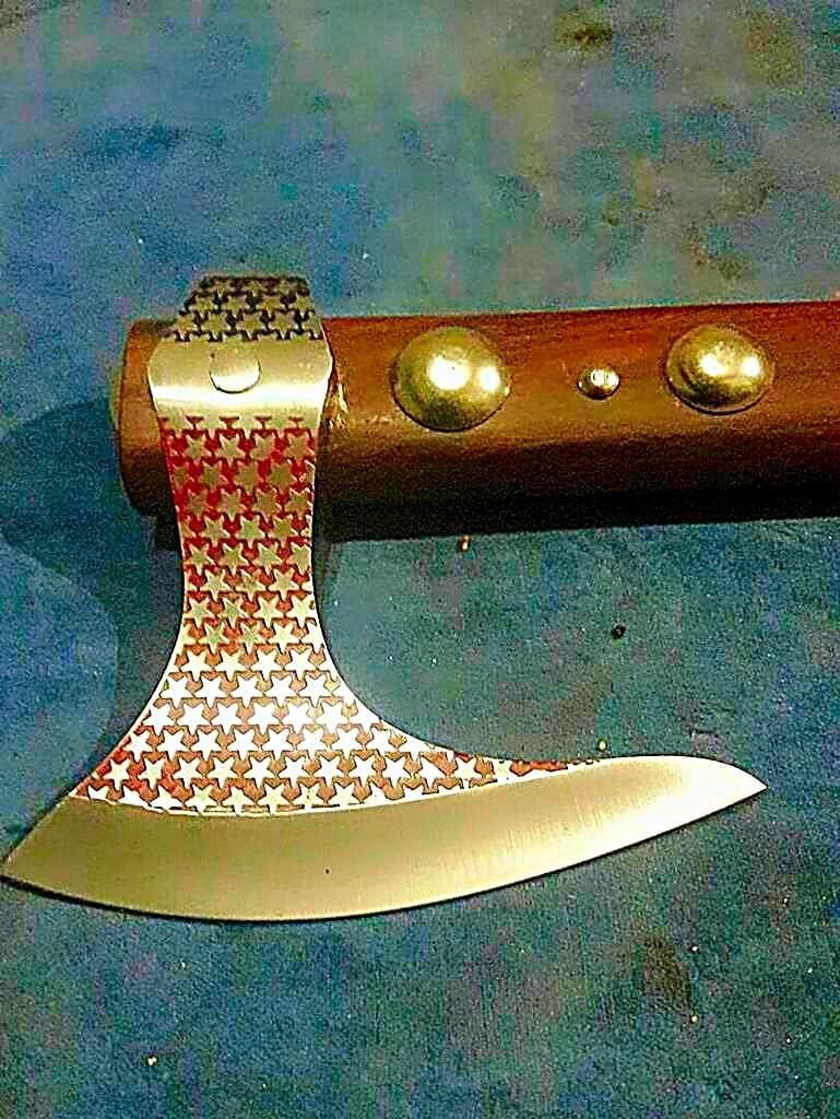 Vintage Homestead Hatchet Camp Survival/Hunting Tomahawk Beard Hatchet