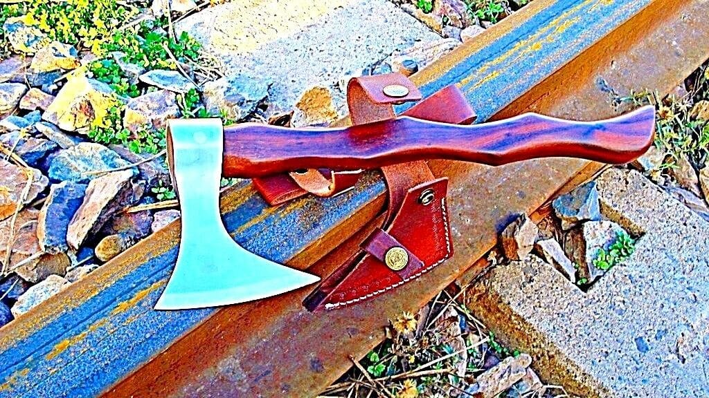 Custom Handmade 5160 Tomahawk Survival/Hunting Throwing Axe Razor Sharp