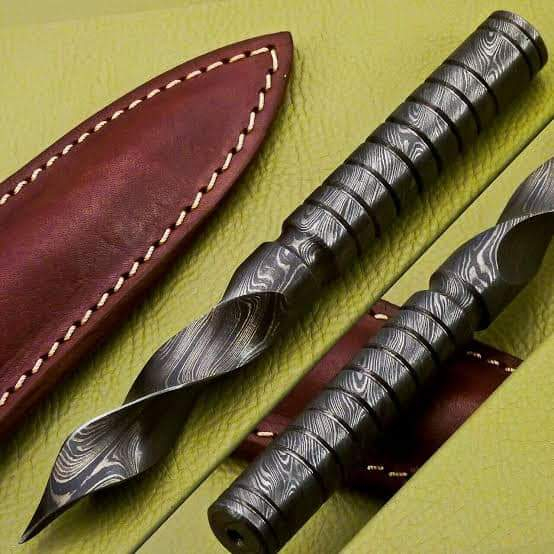 Handmade Kris Knife Spiral Edges
